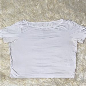 Alphalete white crop top